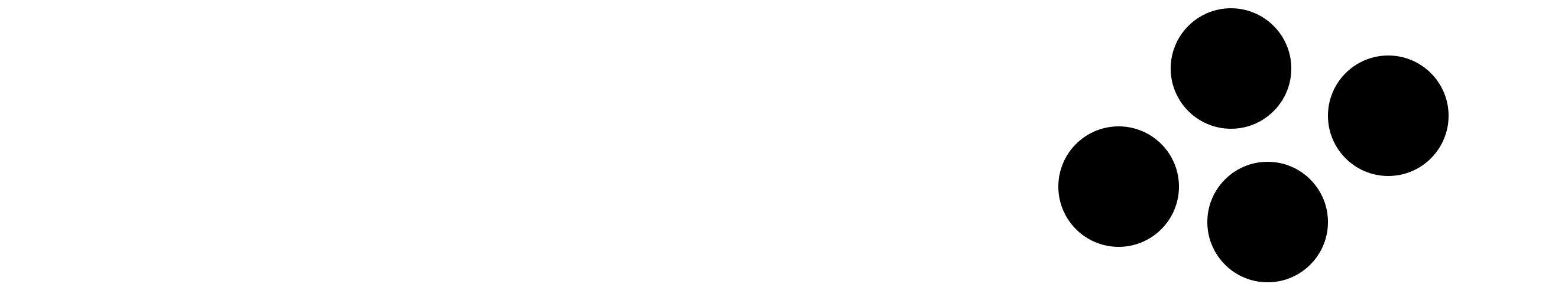 A wave like pattern next to a group of circles.